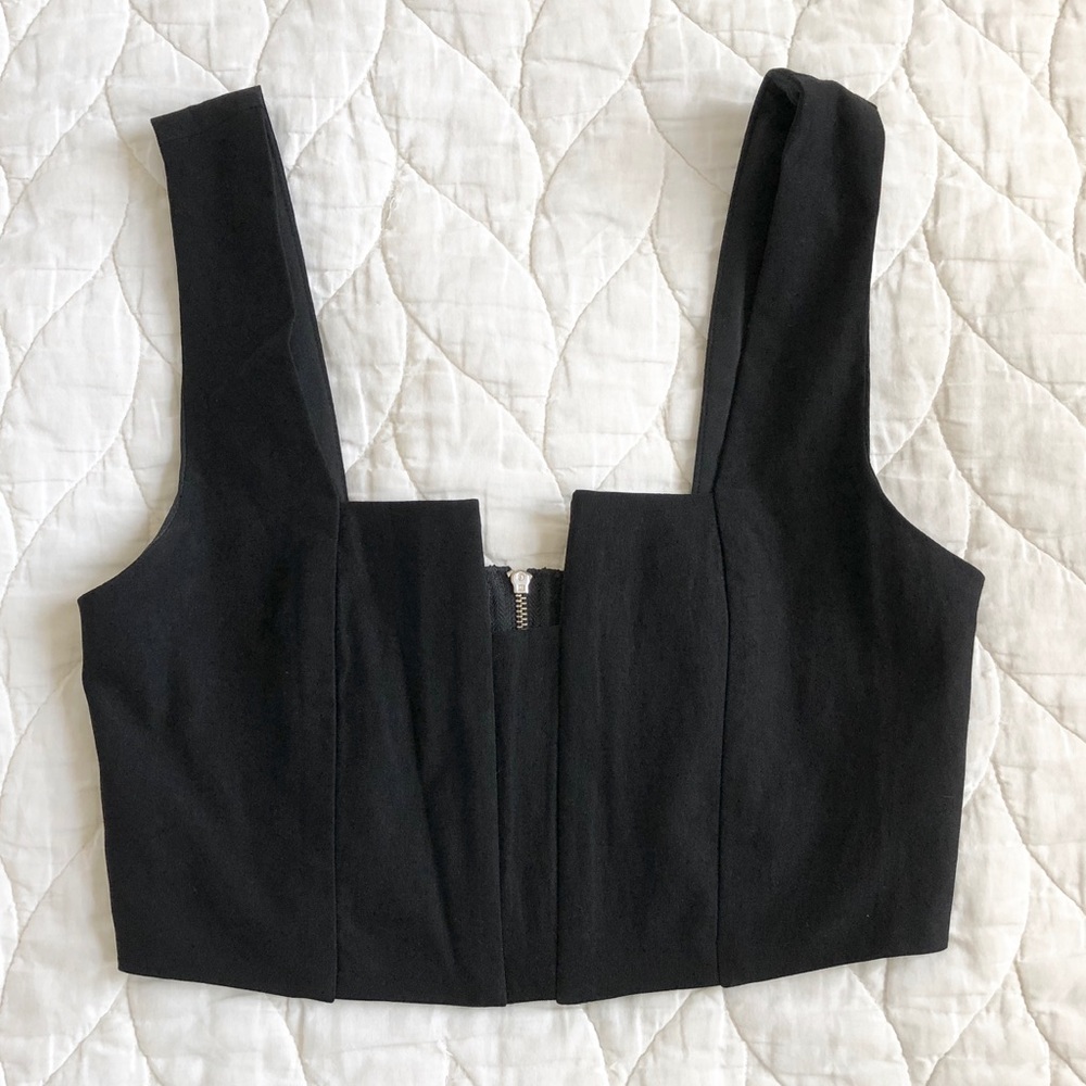 Tobi Black Crop Top